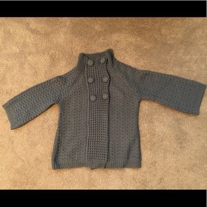 Button front sweater
